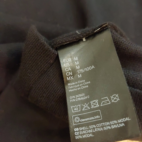 H&M men sweater quater zip size M - Picture 3 of 4
